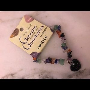 I Love Kyle Gemstone Bracelet